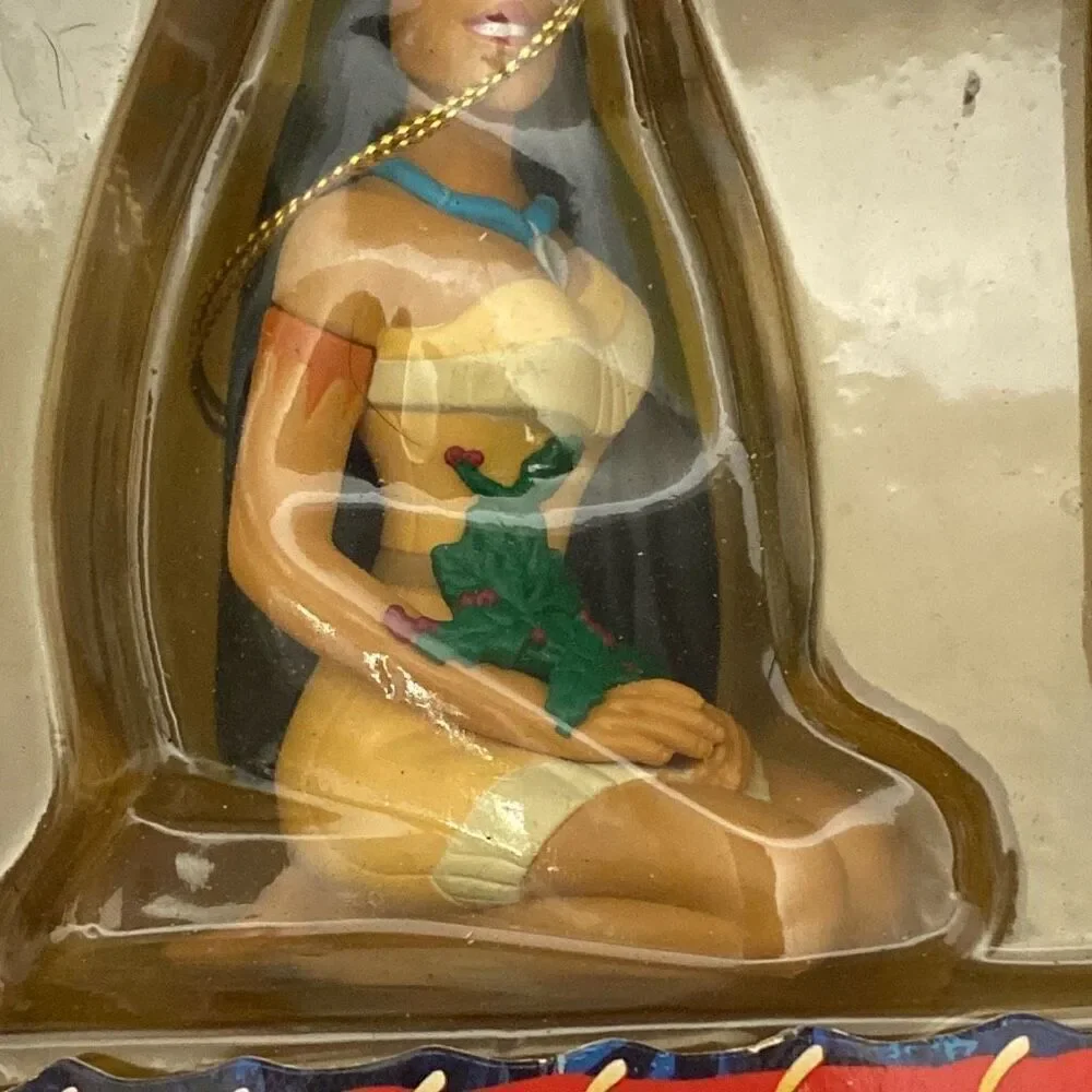 Disney 1995 Grolier Pocahontas Christmas‎ Tree Ornaments First Issue In Box